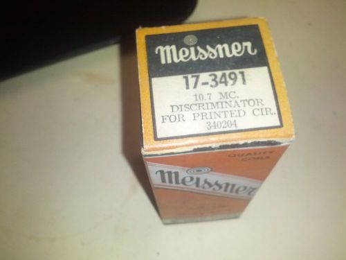 Meissner 17-3491 10.7MC Discriminator  - NR NOS