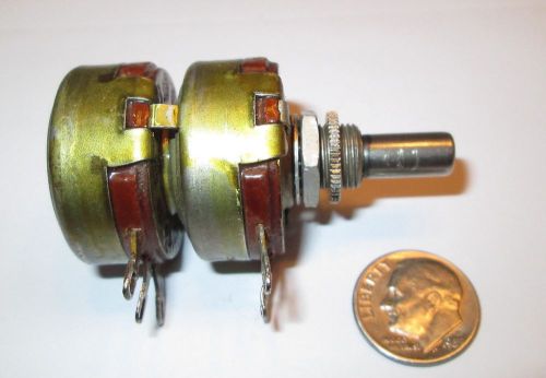 Allen-bradley dual potentiometer 10 meg - 10 meg ohm  2 watt type j  refurbished for sale