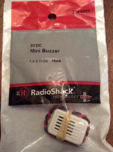 Mini Buzzer, 3V DC by Radio Shack