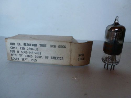 NEW-RCA-VINTAGE-1959-TUBE-6DC6