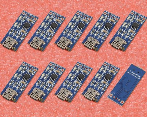 10pcs tp4056 5v 1a lithium battery charging board charger module for sale