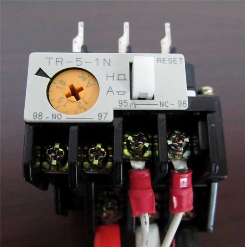 Fuji electric thermal overload relays-tr-5-1n/3 code u 6-9a for sale