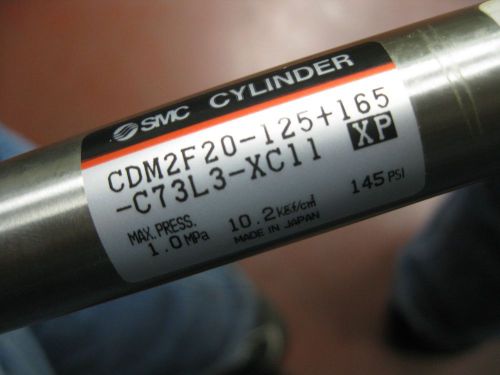 SMC CDM2F20-125+165-C73L3-XC11 Cylinder Dual  (New no Box)