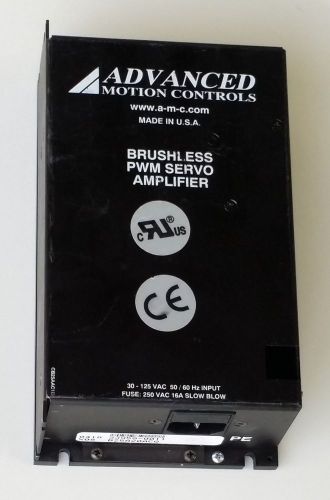 Advanced Motion Controls, B25A20ACQ  Brushless PWM Servo Amplifier, 30-125VAC
