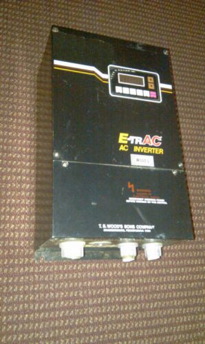7.5 hp woods e-trac afc4007.5b2 ac inverter used 16 amp for sale