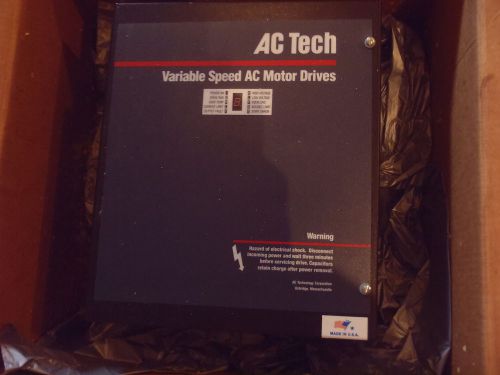 Ac tech variable speed ac motor drives model: v12010d hp: 1, nema 12   *new* for sale