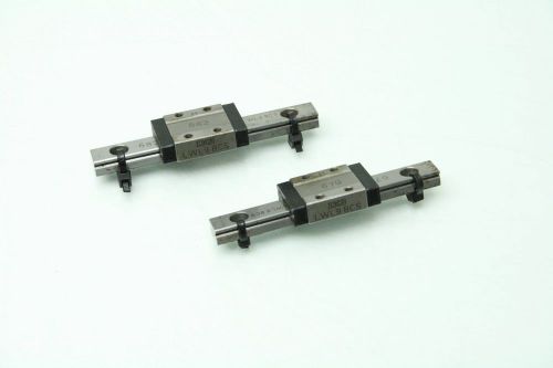 2 iko lwl9bcs blocks with linear guide rails for sale