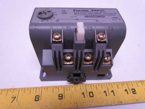 Furnas 48asd3m20 solid sate overload relay 2.5-10amp for sale
