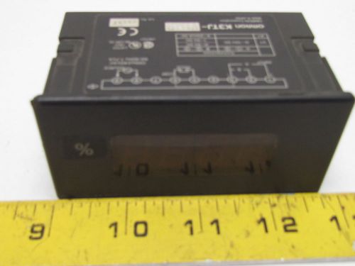 Omron K3TJ-V111R 4-Digit Panel Mount DC Current/Voltage Display Meter 100-240VAC