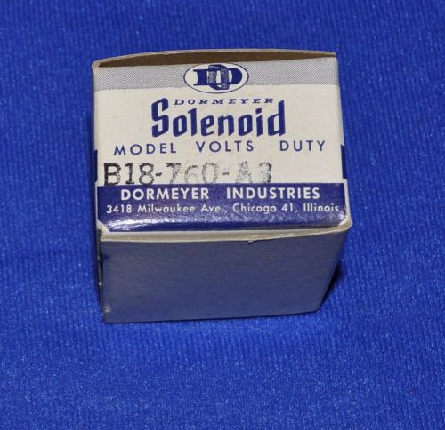 Dormeyer Solenoid Model B18-760-A3