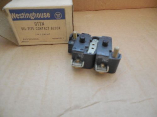New westinghouse ot2n oil-tite contact block 0t2n for sale