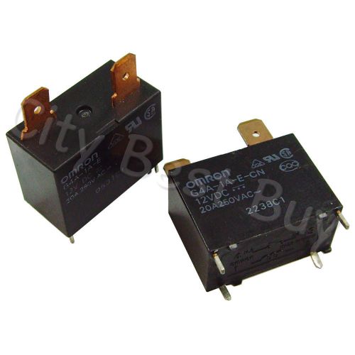 1 x g4a-1a-e-cn g4a1ae omron 12v 12vdc 20a 250vac power relay 4 pins coil for sale