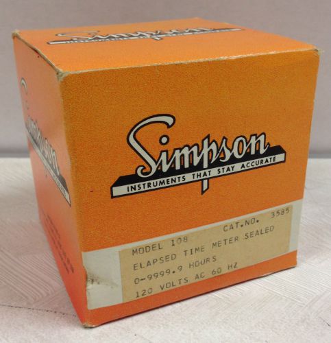 Simpson elapsed time meter sealed for sale
