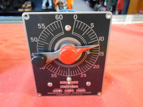 Industrial timer corporation minutes TDAF-60M 115Volts 60cycles 1000 watts NEW