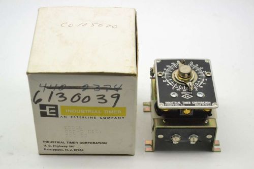 New itc csf-5min 0-5min industrial time delay 120v-ac timer b394967 for sale