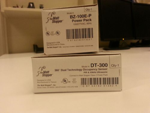 **new** wattstopper dt-300 360 degree sensor &amp;bz-100e-p power pack 120/277 60hz for sale