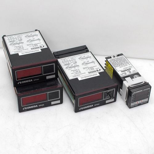Lot: 4 Omega Temperature Controller Digital Panel Meters DP460 DP462 CN76022