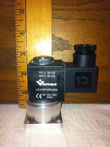 Versa 2-way valve esm-2011-80-ars-hc-a120 nib solenoid 12w 45vdc for sale