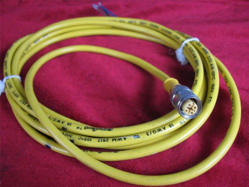 Euro Cordset Euro-Fast 3 Wire Sensor Cable Connector 3/18 P/N LL541853