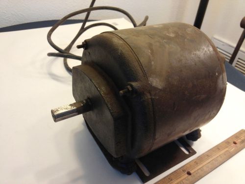 Vintage 1/4 HP Clark Electric Motor 5/8 shaft 115v 1725 rpm old antique saw