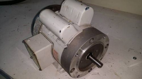 Leeson wash guard washguard motor electric .5hp .5 hp single phase works perfect for sale