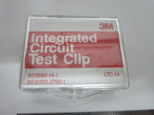 3M LTC-14 14 PINS IC TEST CLIP RF MICROWAVE FREQUENCY AS IS BIN#G9