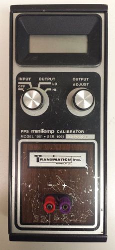 Transmation 1061 - pps minitemp calibrator for sale