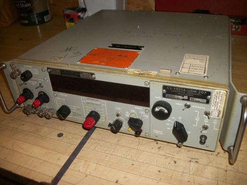 Vintage Electronic Counter - Frequency Converter - Military
