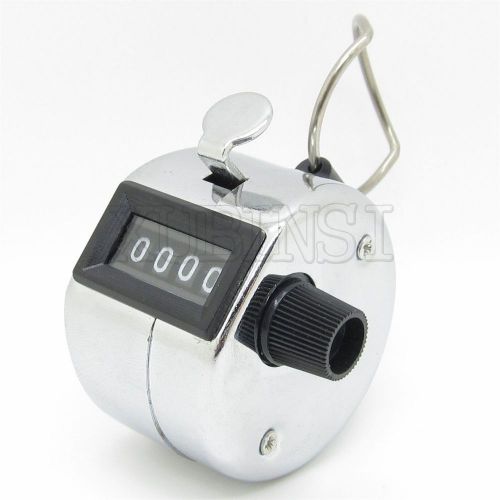 4 Digit Counter Manual Hand Tally Palm Mechanical Click Clicker Counters
