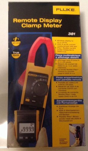 FLUKE 381 Remote Display True RMS AC/DC Clamp Meter with iFlex !!NEW!! F381