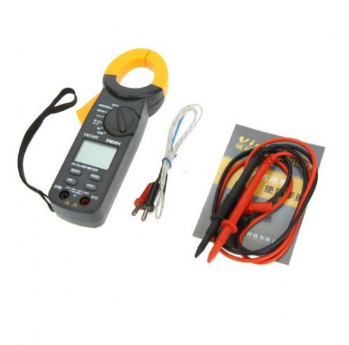 Dm204 3 3/4 digital clamp meter ammeter clamp open 35mm free shipping for sale