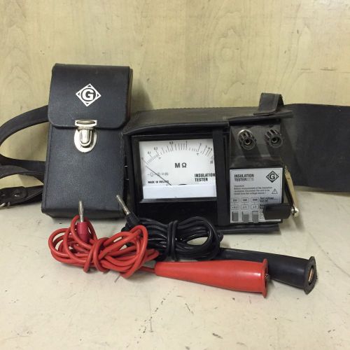 Greenlee 5778 Insulation Tester with Leather Case and Leads – Tested