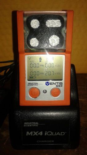 Industrial scientific ventis mx4 gas monitor w/ charger for sale