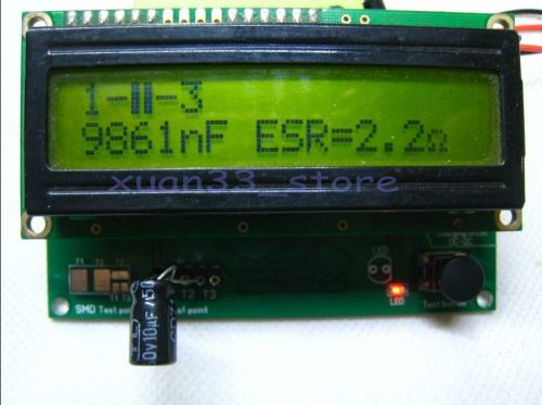 Transistor Tester Capacitor Inductance NPN PNP Mosfet Resistor Meter