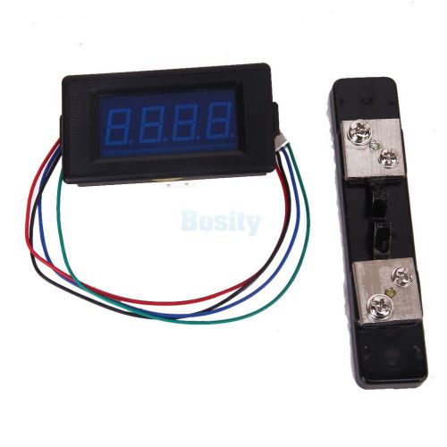 20a 3  1/2  blue 0.56&#034; led digital dc current ammeter ampere panel meter amp gauge for sale