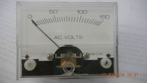 Ac voltmeter 0 - 150 volts (modutec - jewell) for sale