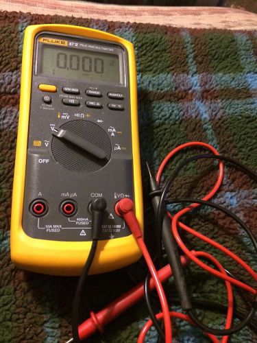 Fluke 87V True RMS Multimeter, Very Good, Including Test Leads