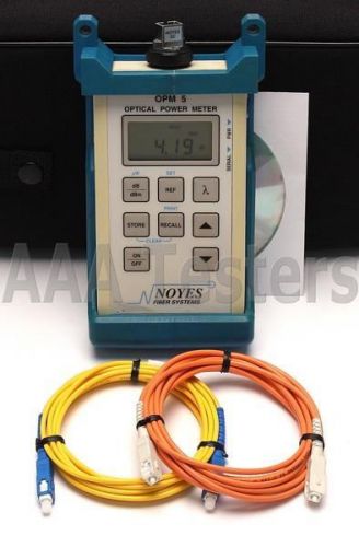 Afl noyes opm5-2 sm mm fiber optic power meter opm 5 2 for sale