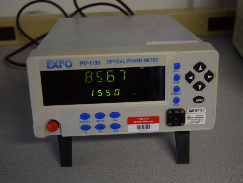 Exfo pm-1100 high-speed power meter , 800-1700nm, 9- -100dbm for sale