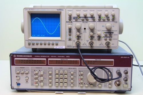 Metrix ox 8050 100ms/s 60mhz digital/analog oscilloscope(#m-5004 / n140851yeh ) for sale