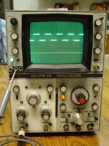 Us navy an/usm-281 oscilloscope (hp-180 series) by hewlett packard (50 mhz +) for sale