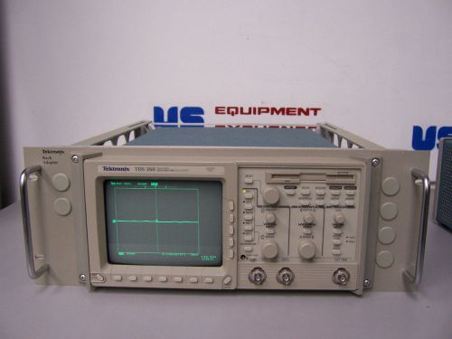 8410 TEKTRONIX TDS360 2 CHANNEL DIGITAL REAL-TIME OSCILLOSCOPE 200 MHZ 100 GS/s