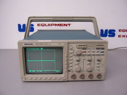 8411 tektronix tds 420a 4 channel oscilloscope 200 mhz 100ms/s for sale