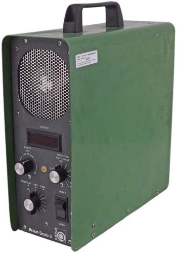 B. braun-sonic u type 853973/1 ultrasonic cell disrupter generator unit for sale