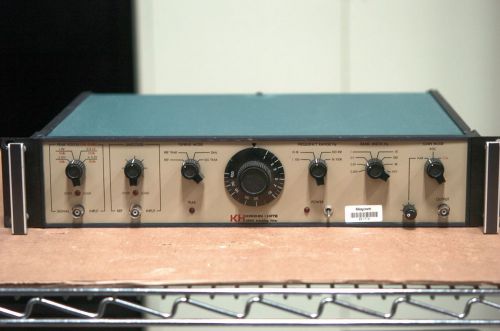 Krohn Hite 3800 Narrow Band Tracking Filter 1 Hz to 100 kHz Frequency Range
