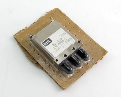 K&amp;l microwave ms-13118 coaxial switch, sma, solder coupling for sale