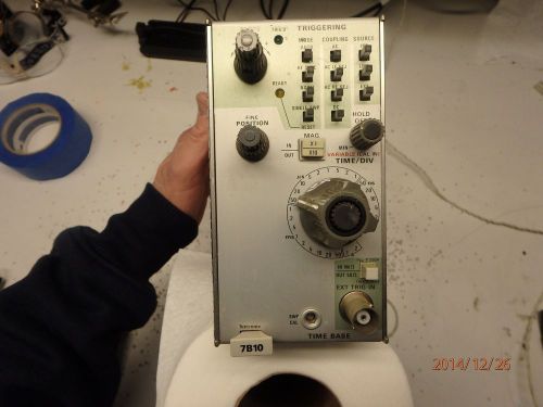 Tektronix 7b10 plug-in for 7000 series scopes for sale
