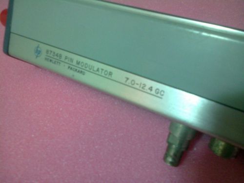 Vintage H.P.  8734B pin modulator 7.0-12.4 GC Includes manual copy.
