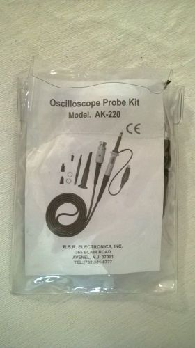 RSR Electronics AK-220 Scope Oscilloscope Single Probe Kit - New NIP