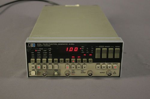 Hp 8116a pulse/function generator 50 mhz hewlett-packard for sale